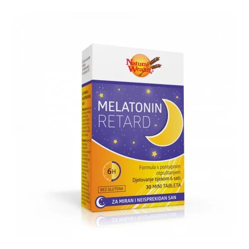 Natural Wealth melatonin retard 30 tableta Cene