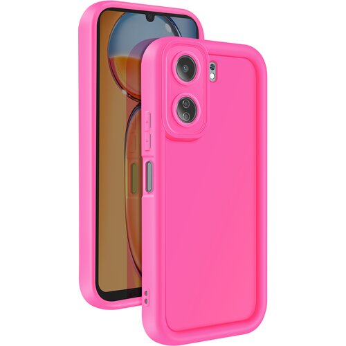 AVIZAR Ohi&scaron;je za Xiaomi Redmi 13C Silikon Mehak dotik Dvignjene meje, Fuksija, (5000010085) Cene