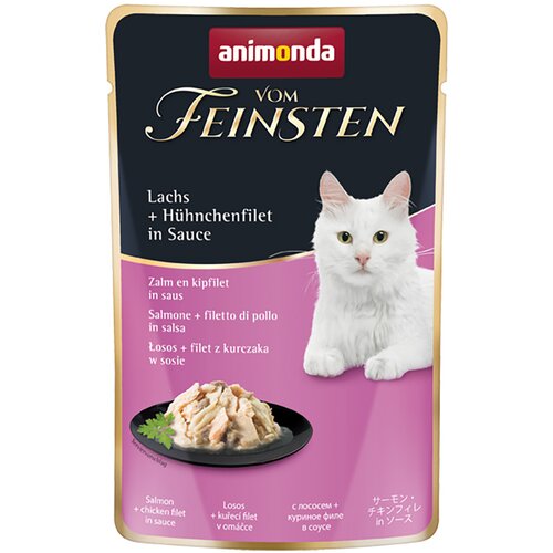 Animonda vom Feinsten Adult u umaku 18 x 50 g - Losos + pileći file u umaku Cijene