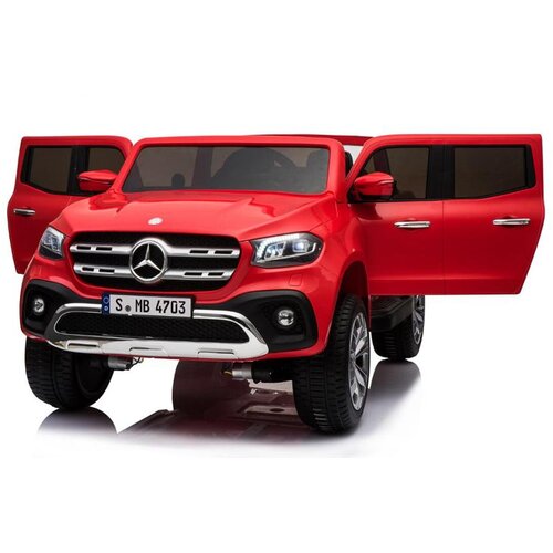 Dečiji džip na akumulator dvosed 4×4 mercedes benz metalik (model 310-1 crvena) Slike