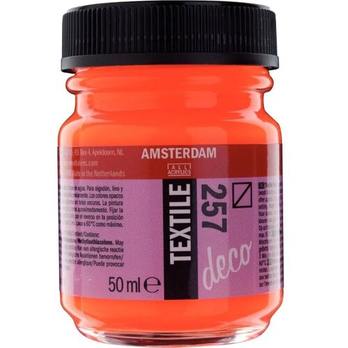 Royal Talens Amsterdam, boja za tekstil, 50ml - odaberite nijansu Reflex orange Cene