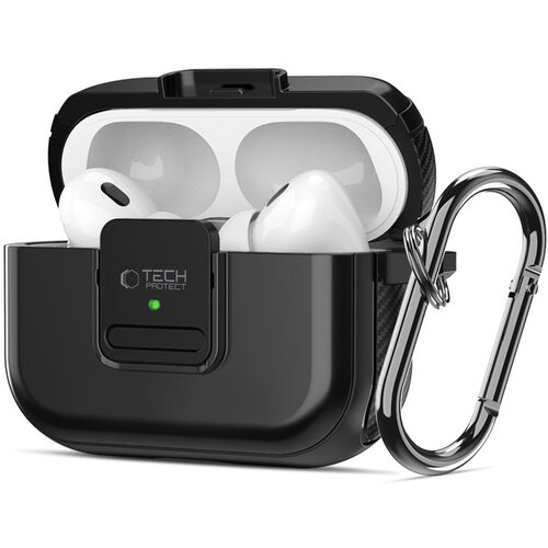 TECH-PROTECT ETUI DEFENDER ZA MAGSAFE ZA APPLE AIRPODS PRO 1/2 BLACK, (22006436) Slike
