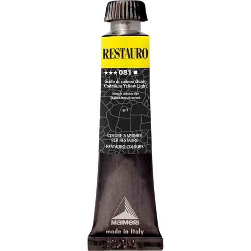 Maimeri Varnish Restauro Restauracijska barva Cadmium Yellow Light 081 20 ml 1 kos