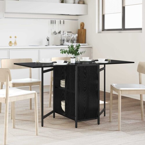  Blagovaonski stol 144 x 60 x 75 cm Konstruirano drvo Crni hrast Cene