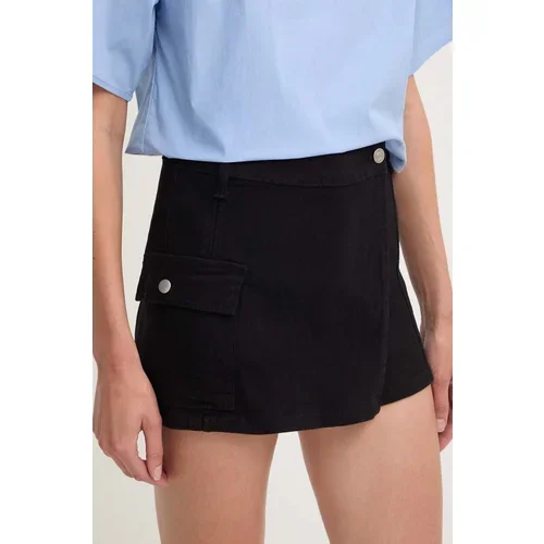 Answear Lab Suknja - hlače boja: crna, bez uzorka, visoki struk