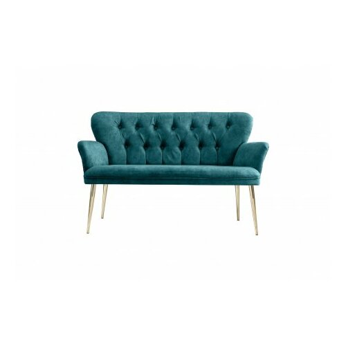Atelier Del Sofa sofa dvosed paris gold metal petrol blue Slike