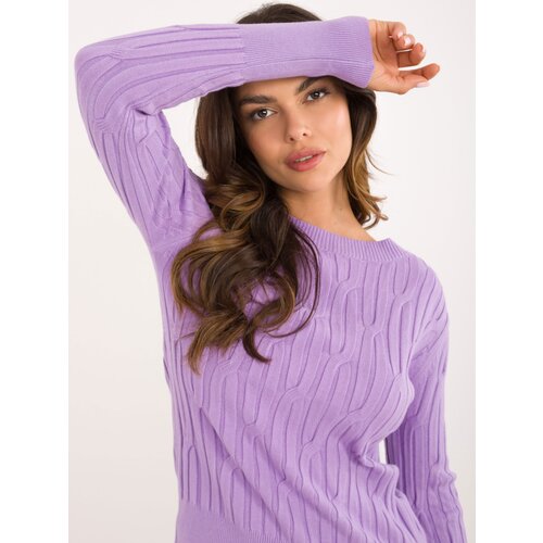 Wool Fashion Italia Sweater-AT-SW-2338-2.61-Light Purple Cene