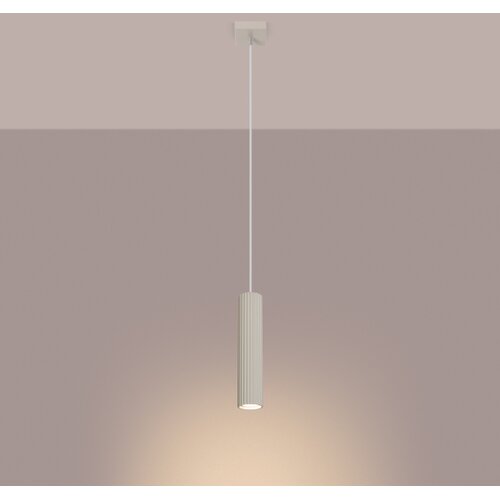 Sollux Lighting Sollux SL.1592 - Luster na sajli KARBON 1xGU10/10W/230V krem Slike