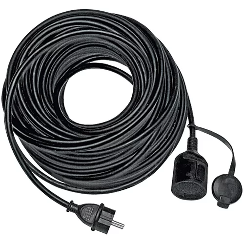 REV RITTER Gumeni produžni kabel (25 m, IP44, Crne boje, H05RR-F3G1,5)