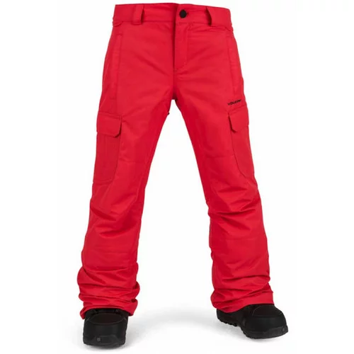 Volcom CARGO INS Dječje zimske hlače, crvena, veličina