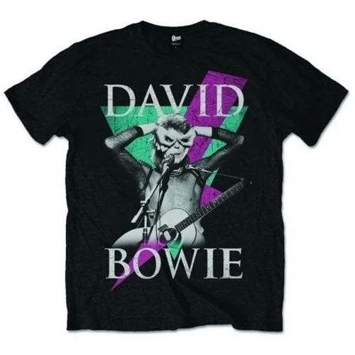 David Bowie Košulja Thunder Unisex Black 2XL