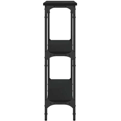  Konzolni stol crni 75 x 22,5 x 75 cm od konstruiranog drva Slike