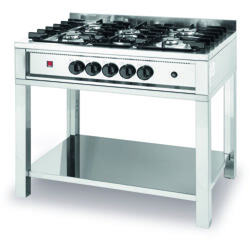  Plinski &Scaron;tedilnik s 5 Gorilniki, 14.3kW, 900x640x910mm Cene