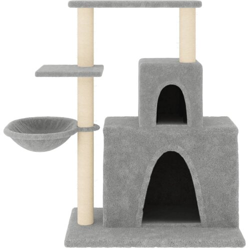  Penjalica za mačke sa stupovima za grebanje svjetlosiva 83 cm Slike