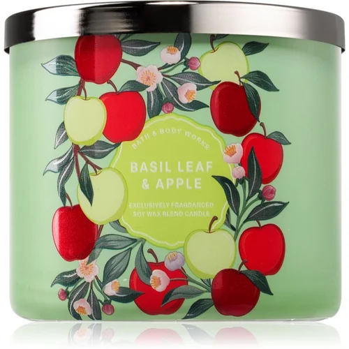 Bath & Body Works Basil Leaf & Apple mirisna svijeća 411 g