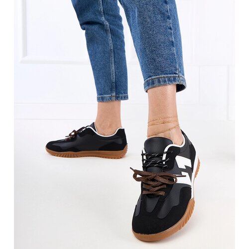 Gemre Black sneakers with colorful laces Bekki Cijene