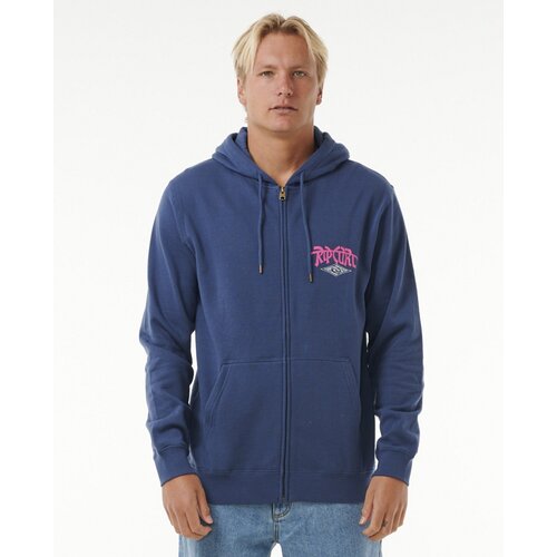 Rip Curl SHRED TILL DEAD ZIP HOOD Washed Navy Hoodie Slike