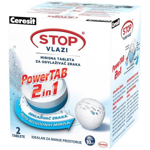Henkel Stop vlagi Ceresit Power Tab, 2v1, 2 x 300 g, 2 kosa Cene