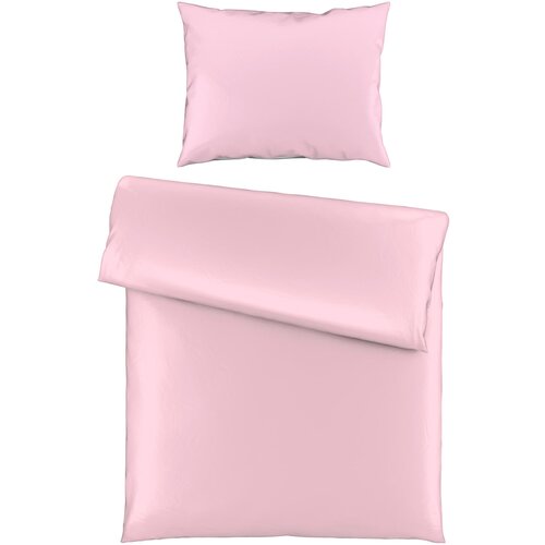 Novel posteljnina 140/220 cm saten roza Cene