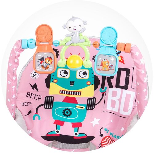 Chipolino glazbena ležaljka Baby Spa Pink Slike