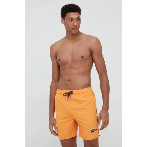 Superdry Kratke hlače za kopanje oranžna barva