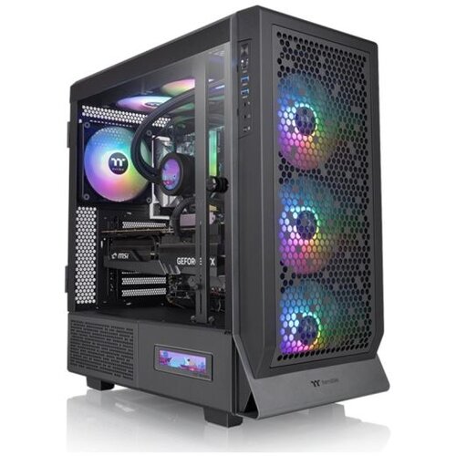 Thermaltake Ceres 500 TG ARGB Mid tower, SPCC, 3x CT140 ARGB fan, 1x CT140 ARGB fan Slike