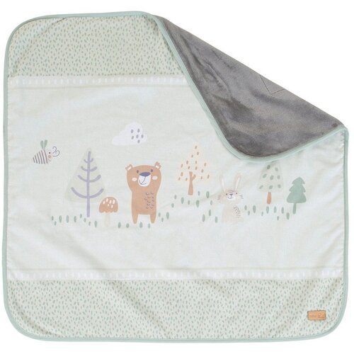 Roba Svetlo zelena otroška odeja iz mikropliša 80x80 cm Woodland Buddies – Cene