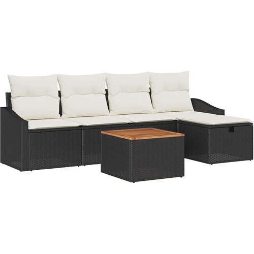  Sjedeća garnitura za vrt 6 kom. poliratan 233 x 117 x 85 cm Slike