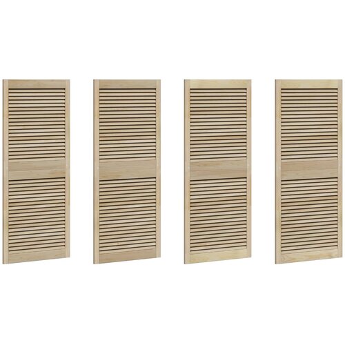 VidaXL Vrata omare z vrati 4 pcs Naravna 140,5 x 2,1 x 59,5 cm, (5000131215) Slike