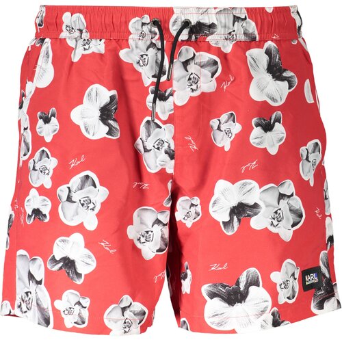 KARL LAGERFELD BEACHWEAR SWIMSUIT MEN'S BOTTOM RED Cene