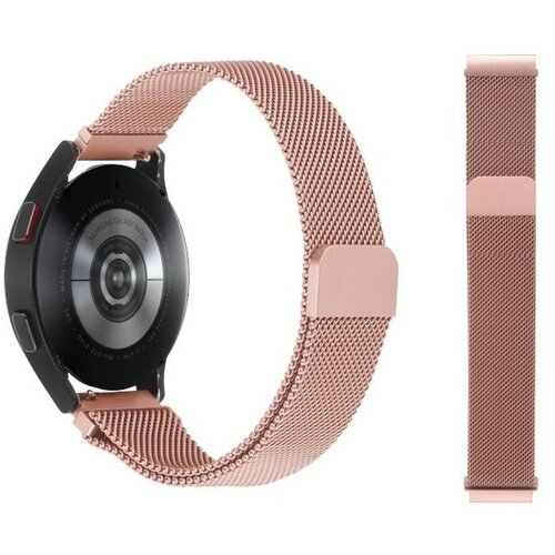 Chameleon Kovinski magnetni pašček 22mm, svetlo roza, za pametno uro Cene