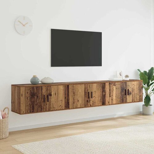  Zidni TV ormar set Zidne 3 pcs Staro drvo 80 x 34,5 x 40 cm Cijene