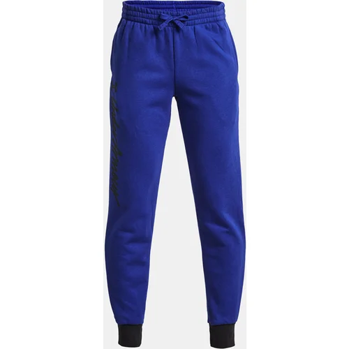 Under Armour Sweatpants UA Rival Fleece Script Jgrs-BLU - Boys