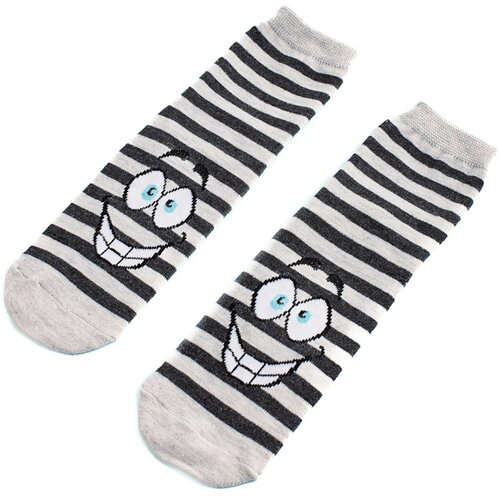 TRENDI striped socks smile Cene