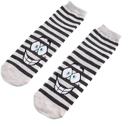 TRENDI Striped Socks Smile Slike