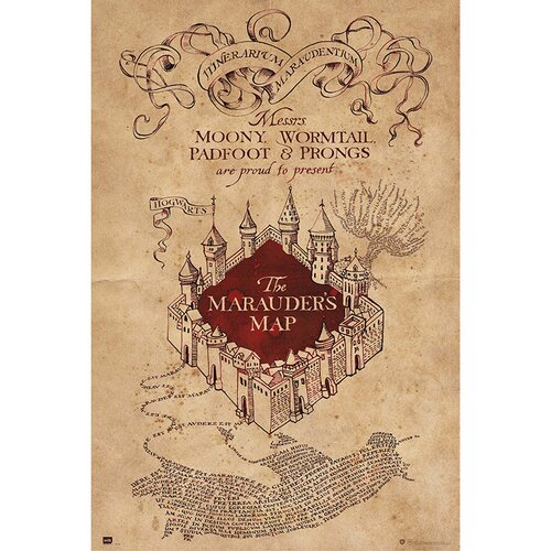 HARRY POTTER PLAKAT MAPA DEL MERODEADOR, (20837009) Cene