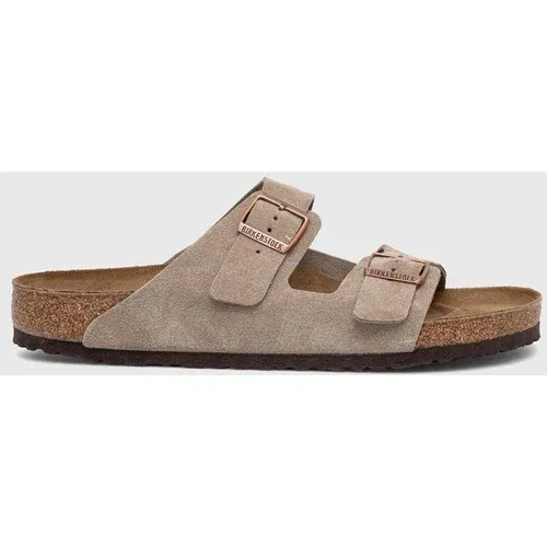 Birkenstock Natikači Arizona VL 0051461 moški, bež barva