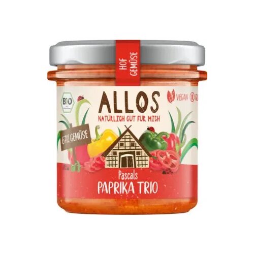 Allos Bio kmečka zelenjava - namaz Pascalova Paprika Trio Cene