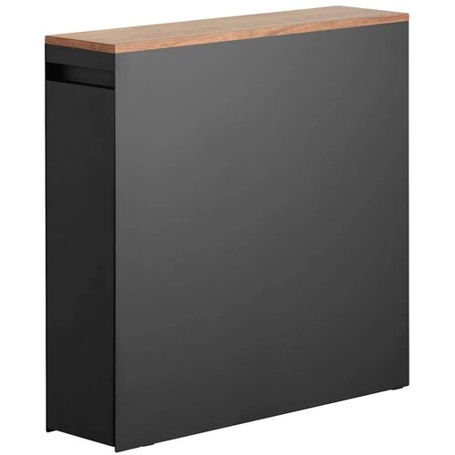 YAMAZAKI Crna metalna kupaonska polica 14x55 cm Tower &ndash; Cijene