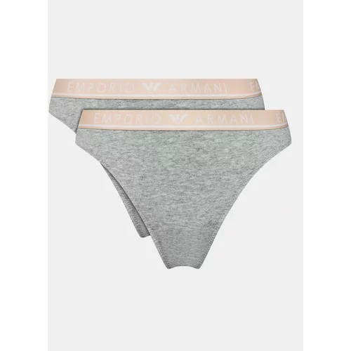 Emporio Armani Underwear Set 2 parov spodnjih hlačk 163337 3F227 00948 Siva