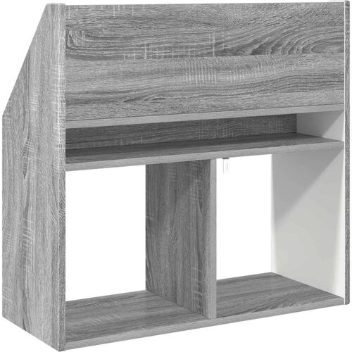  Polica za knjige za djecu Siva Sonoma 72 5 x 29 5 x 69 cm - Sivi hrast sonoma Slike