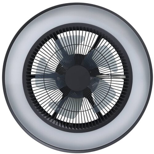 Eglo 35196 - LED RGBW stropni ventilator TRINIDAD 3xLED/8,5W/230V+LED/6W crna+daljinski upravljač Slike