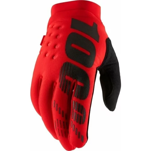 100% Brisker Gloves Red L