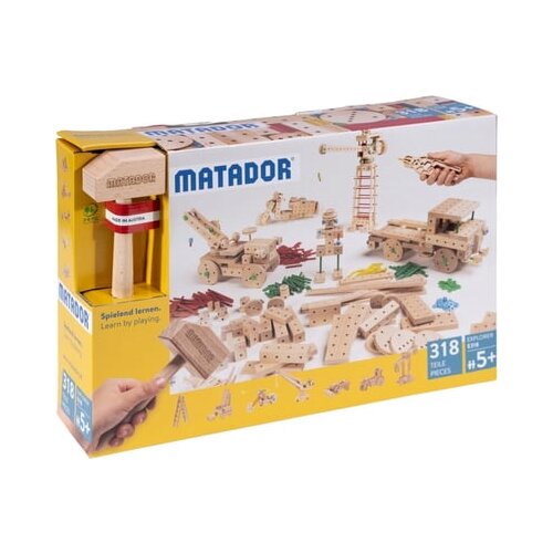 Matador Drveni konstruktor set Istraživač E318 Slike