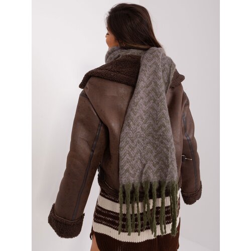 Wool Fashion Italia Scarf-AT-SZ-23125.75-khaki Slike