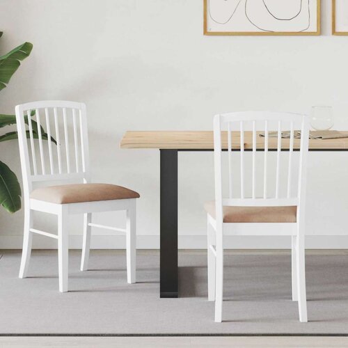  Trpezarijske stolice 2 pcs Bijelo 50 x 52 5 x 91 cm Cene