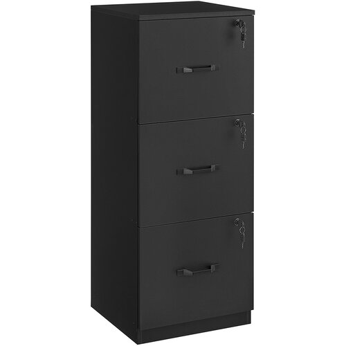 Songmics Predalnik za dokumente 40x41x103 cm Črn, (5000287466) Slike