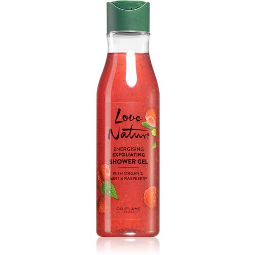 Oriflame Love Nature Organic Mint & Raspberry eksfoliacijski gel za prhanje 250 ml Cene