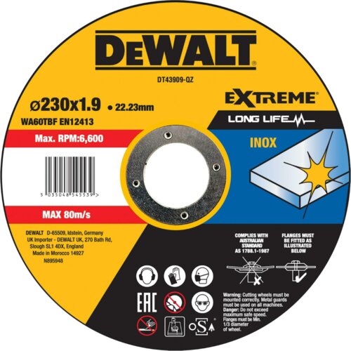 Dewalt DT43909 rezna ploča Inox Extreme 230x1,9mm Cene