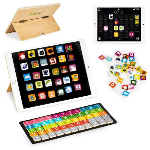  Drveni edukativni tablet Slike